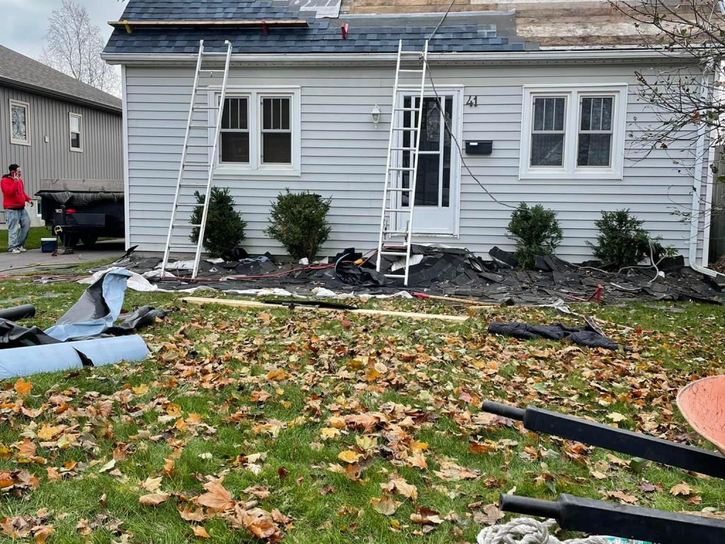 Roofing project by Borchert’s Roofing – residential and commercial work
