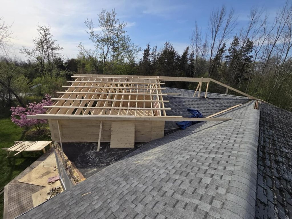 Roofing project by Borchert’s Roofing – residential and commercial work