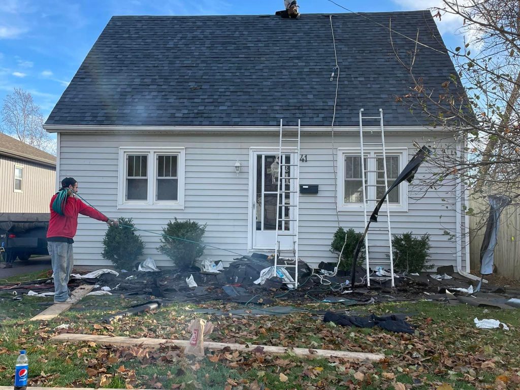 Roofing project by Borchert’s Roofing – residential and commercial work