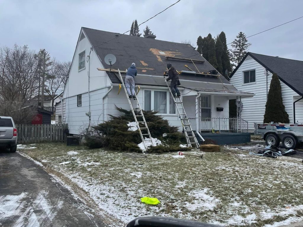 Roofing project by Borchert’s Roofing – residential and commercial work