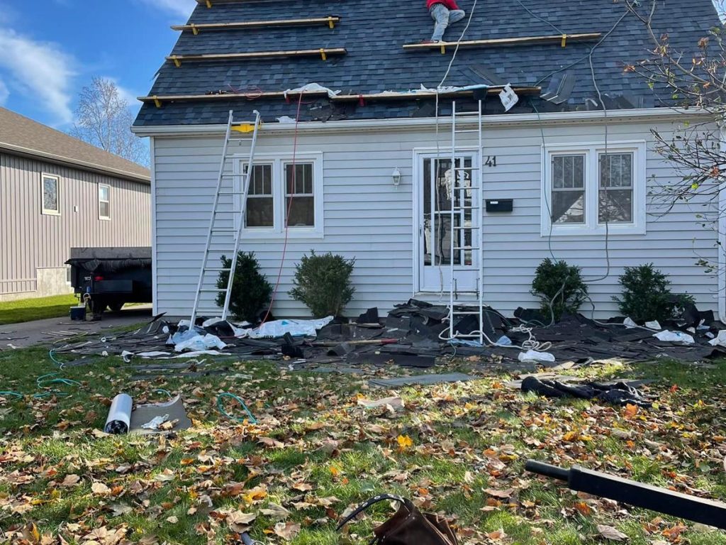 Roofing project by Borchert’s Roofing – residential and commercial work